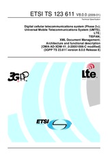 Die Norm ETSI TS 123611-V8.0.0 19.1.2009 Ansicht