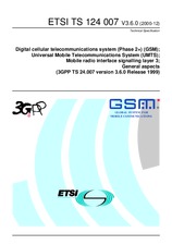 Die Norm ETSI TS 124007-V3.6.0 31.12.2000 Ansicht