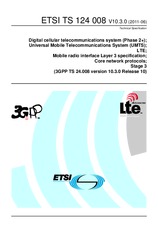 Die Norm ETSI TS 124008-V10.3.0 22.6.2011 Ansicht