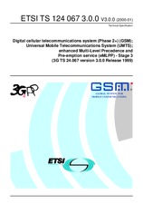 Die Norm ETSI TS 124067-V3.0.0 28.1.2000 Ansicht