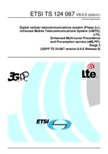 Die Norm ETSI TS 124067-V8.0.0 9.1.2009 Ansicht