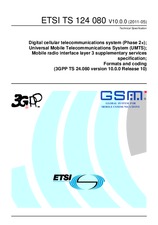 Die Norm ETSI TS 124080-V10.0.0 16.5.2011 Ansicht