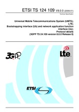 Die Norm ETSI TS 124109-V8.0.0 19.1.2009 Ansicht