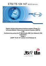 Die Norm ETSI TS 124147-V9.5.0 13.1.2015 Ansicht