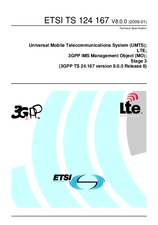 Die Norm ETSI TS 124167-V8.0.0 19.1.2009 Ansicht
