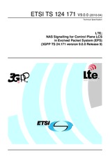 Die Norm ETSI TS 124171-V9.0.0 21.4.2010 Ansicht