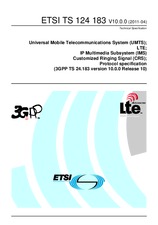 Die Norm ETSI TS 124183-V10.0.0 7.4.2011 Ansicht