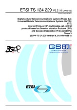 Die Norm ETSI TS 124229-V6.21.0 26.3.2009 Ansicht