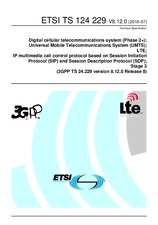 Die Norm ETSI TS 124229-V8.12.0 15.7.2010 Ansicht
