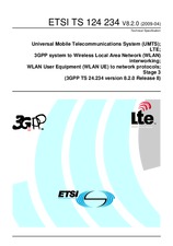 Die Norm ETSI TS 124234-V8.2.0 21.4.2009 Ansicht