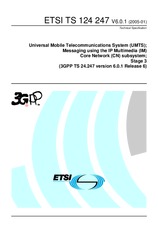 Die Norm ETSI TS 124247-V6.0.1 25.1.2005 Ansicht