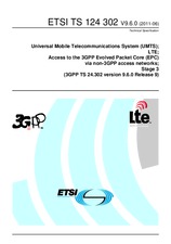 Die Norm ETSI TS 124302-V9.6.0 22.6.2011 Ansicht