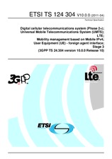 Die Norm ETSI TS 124304-V10.0.0 7.4.2011 Ansicht