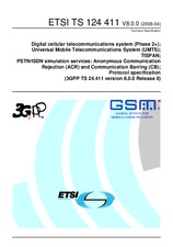 Die Norm ETSI TS 124411-V8.0.0 7.4.2008 Ansicht