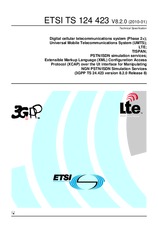 Die Norm ETSI TS 124423-V8.2.0 26.1.2010 Ansicht