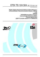 Die Norm ETSI TS 124504-V8.11.0 7.4.2011 Ansicht