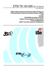 Die Norm ETSI TS 124529-V8.1.0 17.6.2009 Ansicht