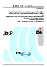 Die Norm ETSI TS 124606-V9.0.0 13.1.2010 Ansicht