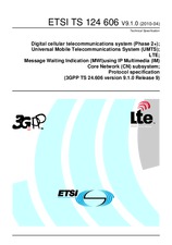 Die Norm ETSI TS 124606-V9.1.0 9.4.2010 Ansicht