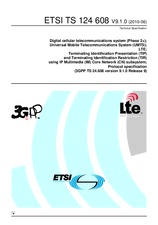 Die Norm ETSI TS 124608-V9.1.0 23.6.2010 Ansicht