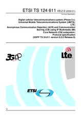 Die Norm ETSI TS 124611-V8.2.0 14.1.2009 Ansicht