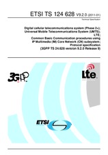 Die Norm ETSI TS 124628-V9.2.0 11.1.2011 Ansicht