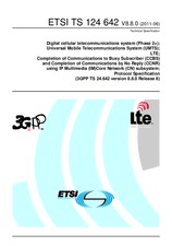 Die Norm ETSI TS 124642-V8.8.0 22.6.2011 Ansicht