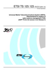 Die Norm ETSI TS 125123-V4.3.0 31.12.2001 Ansicht