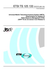 Die Norm ETSI TS 125133-V4.0.0 31.3.2001 Ansicht