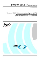 Die Norm ETSI TS 125212-V5.0.0 31.3.2002 Ansicht