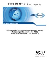 Die Norm ETSI TS 125212-V7.12.0 26.3.2014 Ansicht
