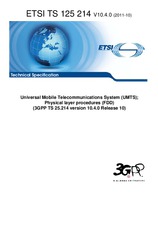 Die Norm ETSI TS 125214-V10.4.0 14.10.2011 Ansicht