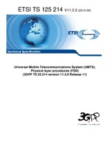 Die Norm ETSI TS 125214-V11.3.0 25.9.2012 Ansicht