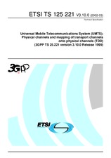 Die Norm ETSI TS 125221-V3.10.0 31.3.2002 Ansicht
