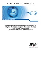 Die Norm ETSI TS 125221-V10.1.0 21.10.2011 Ansicht