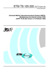 Die Norm ETSI TS 125222-V3.7.0 30.9.2001 Ansicht