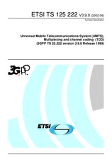 Die Norm ETSI TS 125222-V3.9.0 30.6.2002 Ansicht