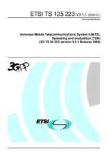 Die Norm ETSI TS 125223-V3.1.1 28.1.2000 Ansicht