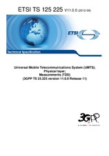 Die Norm ETSI TS 125225-V11.0.0 26.9.2012 Ansicht