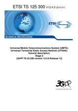 Die Norm ETSI TS 125300-V12.4.0 22.7.2015 Ansicht