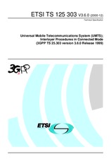Die Norm ETSI TS 125303-V3.6.0 31.12.2000 Ansicht