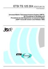 Die Norm ETSI TS 125304-V3.6.0 31.3.2001 Ansicht