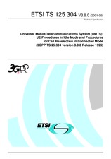 Die Norm ETSI TS 125304-V3.8.0 30.9.2001 Ansicht