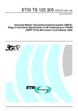 Die Norm ETSI TS 125305-V3.5.0 31.3.2001 Ansicht