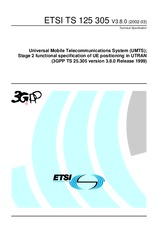 Die Norm ETSI TS 125305-V3.8.0 31.3.2002 Ansicht