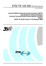 Die Norm ETSI TS 125305-V3.10.0 30.9.2003 Ansicht