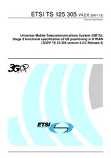 Die Norm ETSI TS 125305-V4.2.0 31.12.2001 Ansicht