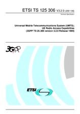 Die Norm ETSI TS 125306-V3.2.0 19.7.2001 Ansicht