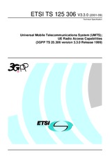 Die Norm ETSI TS 125306-V3.3.0 30.9.2001 Ansicht
