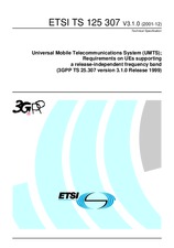 Die Norm ETSI TS 125307-V3.1.0 31.12.2001 Ansicht